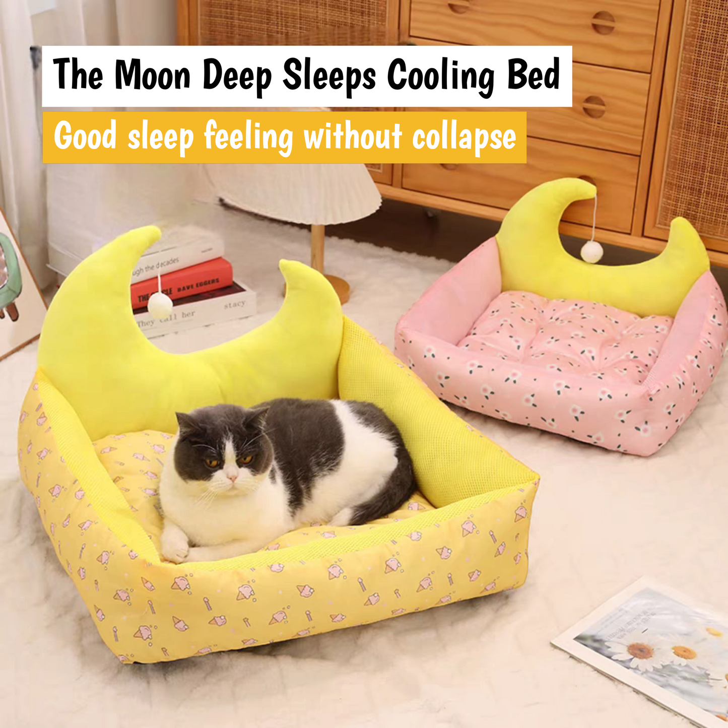 Cool & Waterproof Pet Sleeping Bed - Cute Pet Story