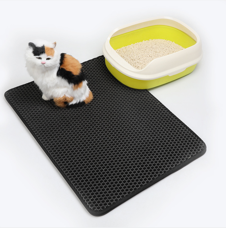 Pet Cat Litter Mat Pet Supplies EVA Double Cat Litter Mat - Cute Pet Story