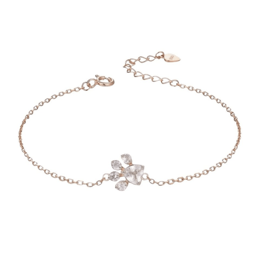 Cat Paws Rose Gold Bracelet