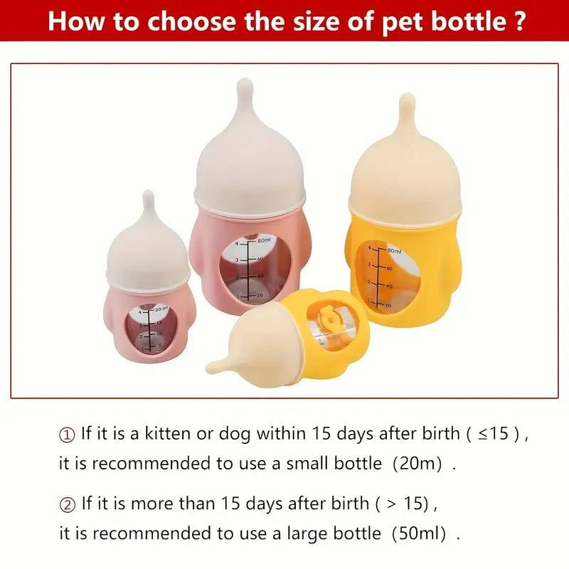Anti Choking Cat Feeding Bottle