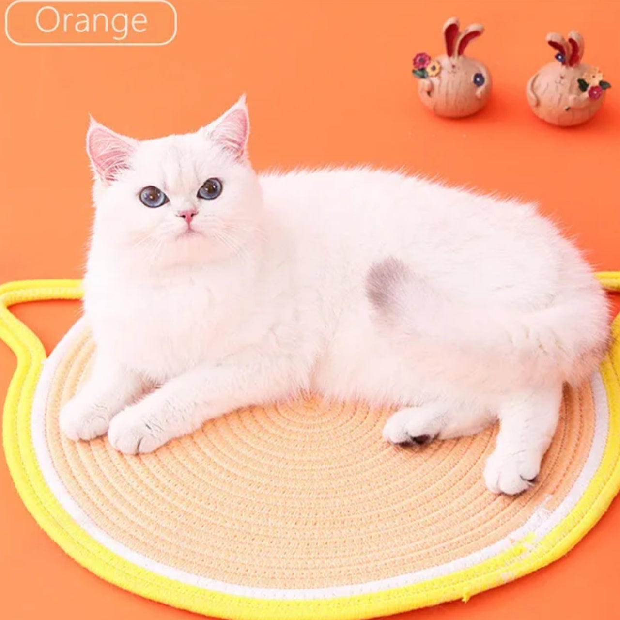 Handmade hemp rope cat scratching board - Cute Pet Story