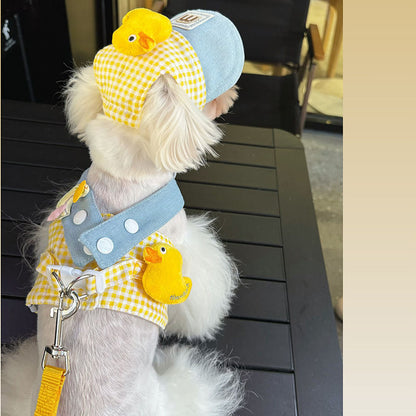 Cute duck Spring and summer pet chest harness