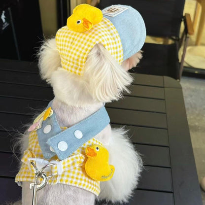 Cute duck Spring and summer pet chest harness