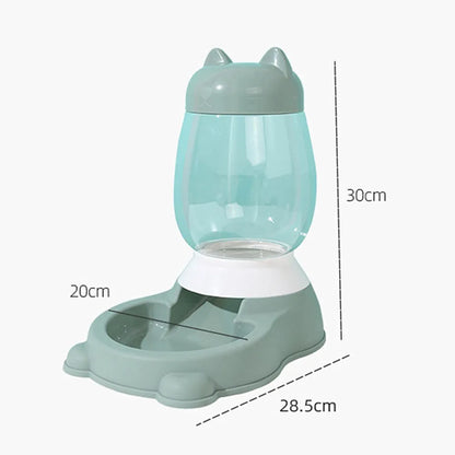 Automatic Dog Cat Feeder Pet Dry Food Dispenser Feeding Kitty Rabbit