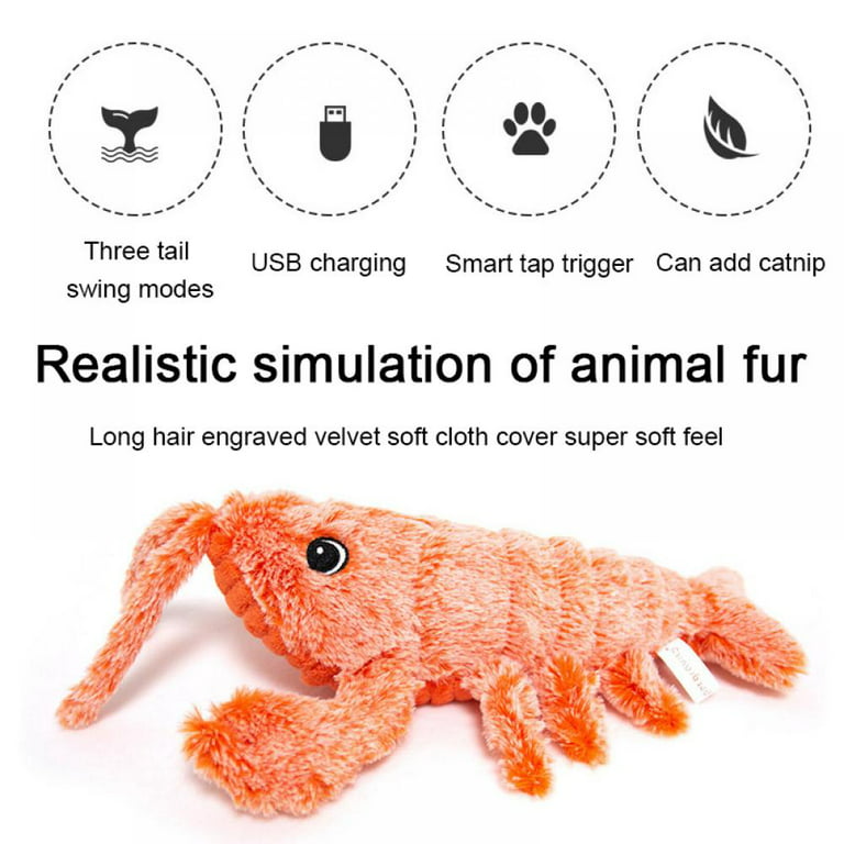 Electric Lobster Simulation Moving Cat Toys