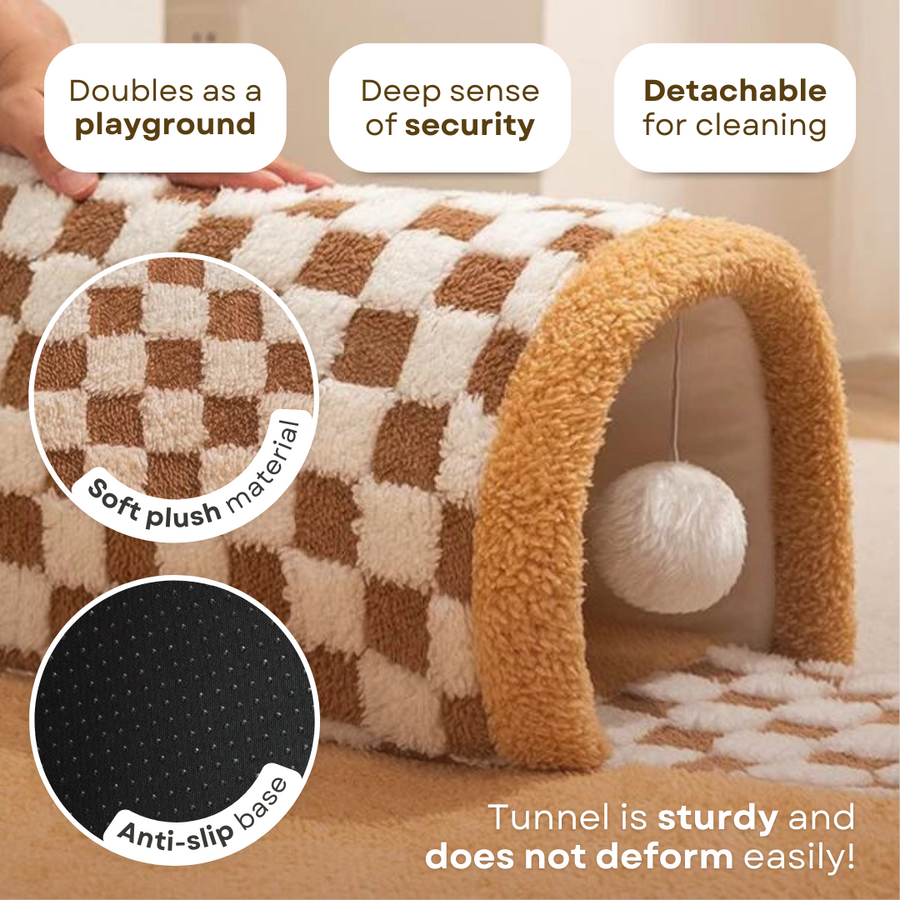 CutePetStory® First Class Tunnel Bed