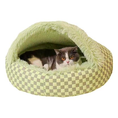 Pet Warm Diamond Quilt Closed Nest