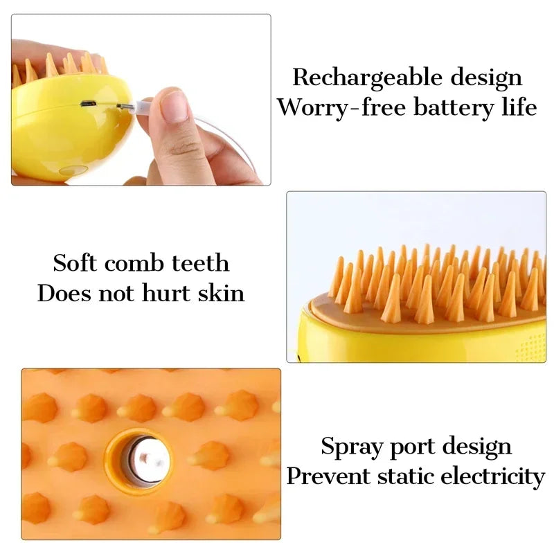 CutePetStory® 3 in 1 Cat Brush