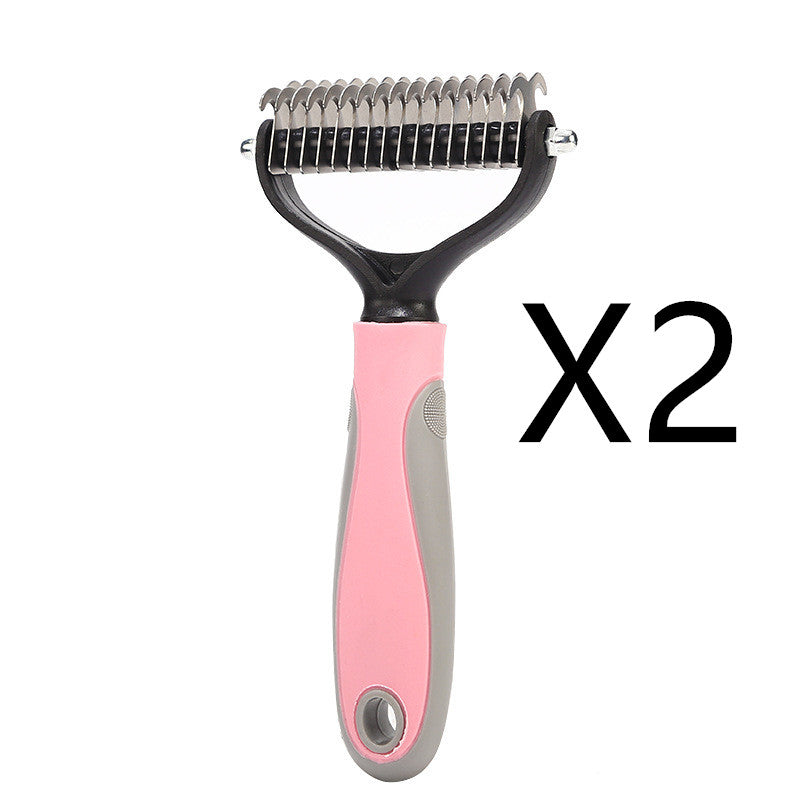 Stainless Double-sided Hair Removal Comb