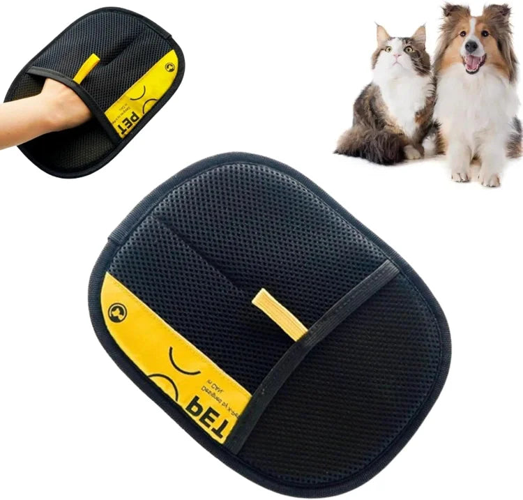 Double-Sided Pet Grooming Gloves