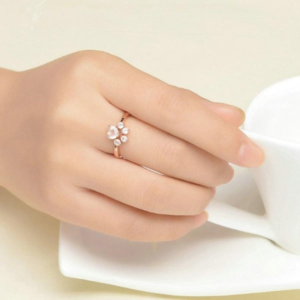 Cat Paws Rose Gold Jewelry