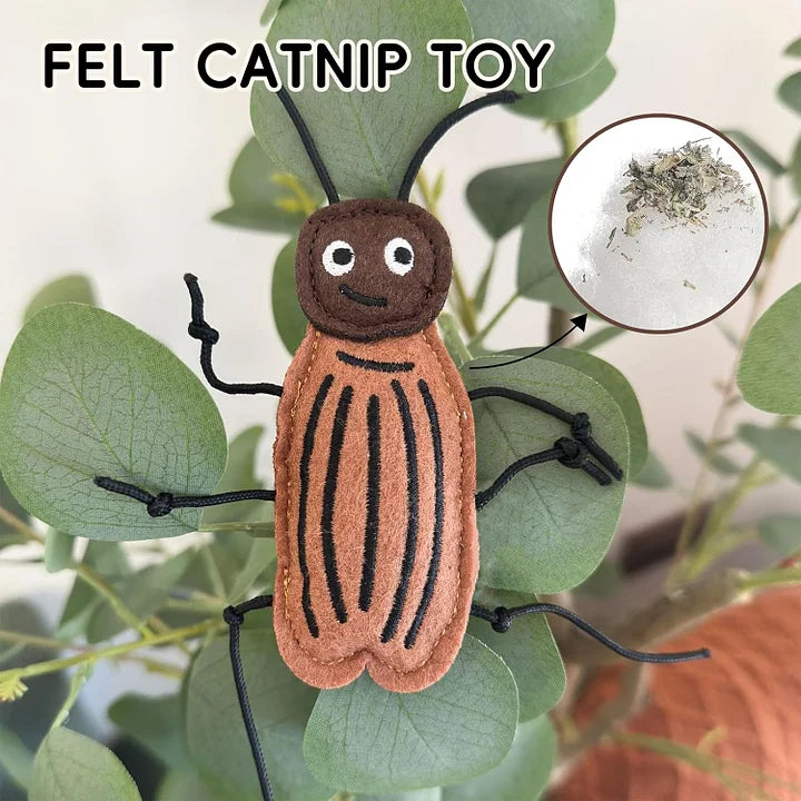 Insect Cat Toys for Cats, Felt Catnip Toy