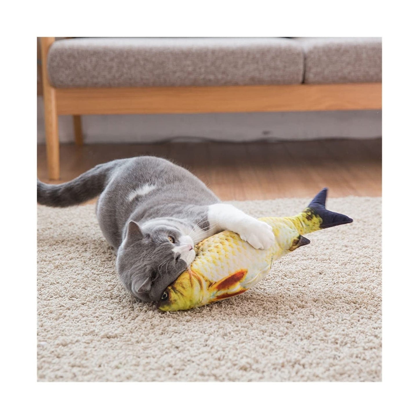 Cat Toys Fish Toy Cat Catnip