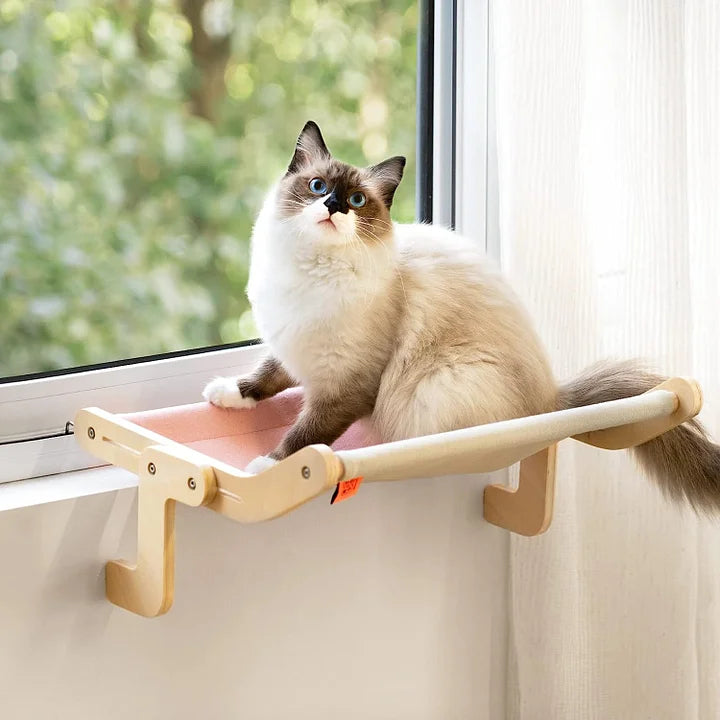 Cat Window & Side Bed Perch