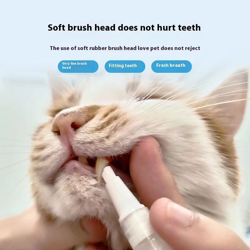 Pet teeth cleaning pen