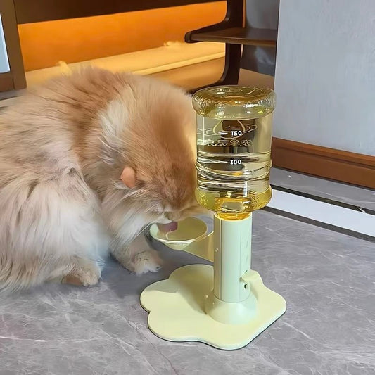 Gravity Cat $ Dog Water Dispenser Stand - Spill-Proof