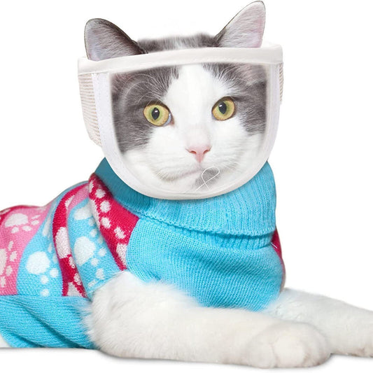 Anti Bite Cat Transparent Muzzle Mask