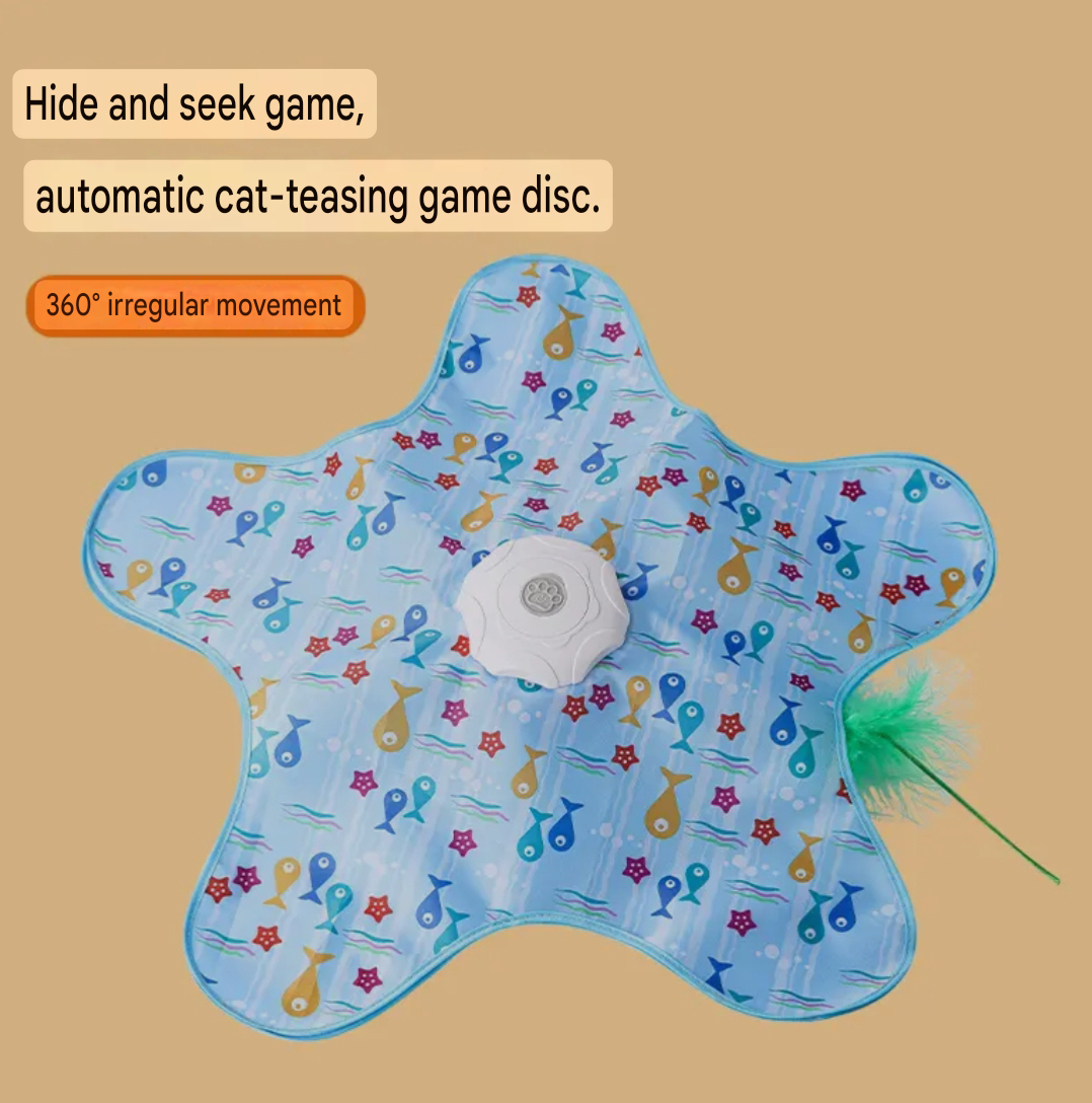 New multifunctional cat hunting game — automatic teasing toy for self-play, boredom relief, and interactive fun with long battery life.