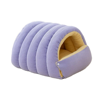 Cat Bed & Small Dog Bed with Cover Cave