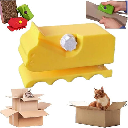 Cardboard Strip Cutter for Cat Scratchers - Safe Shredding Tool to Make DIY Scratching Pads | Recycled Cardboard Craft Tool