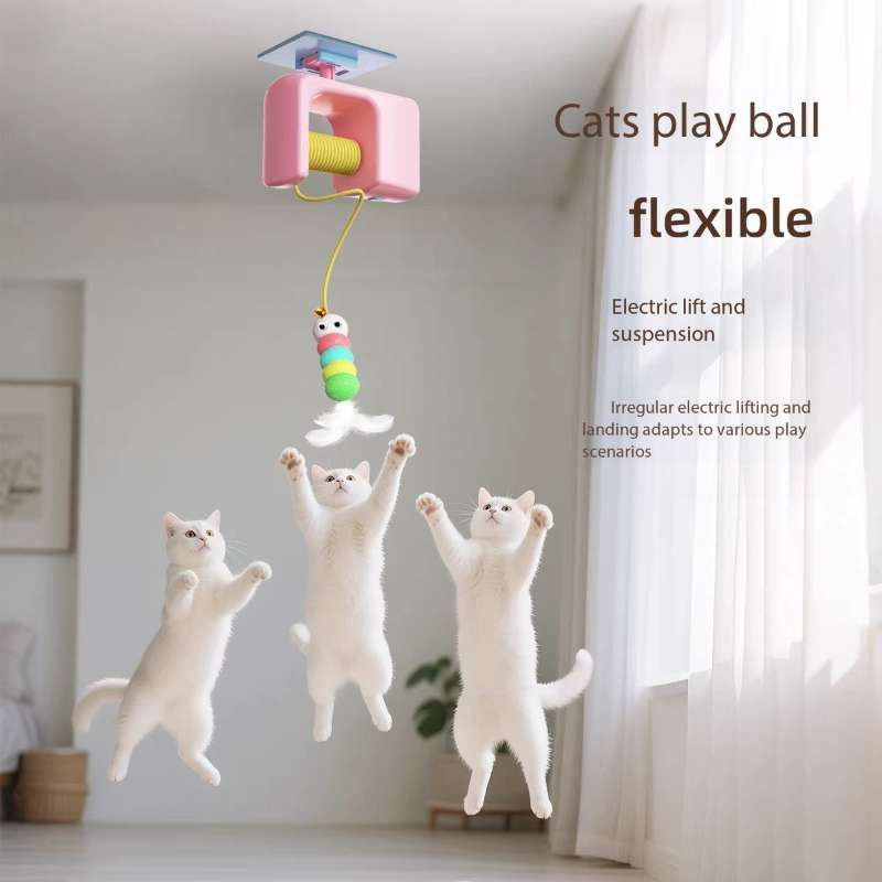 Smart Electric Door-Hanging Cat Yo-Yo Toy – Interactive Self-Play Amusement Toy