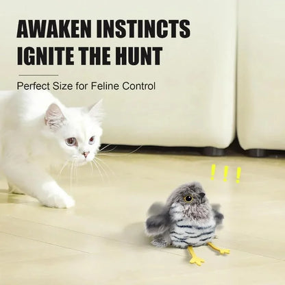 Flapping Bird Cat Toy | Realistic Flying Toy for Cats