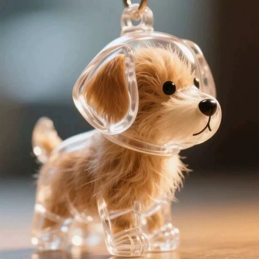Dog Hair Collector Keychain – Pet Hair Keepsake & Memorial Storage