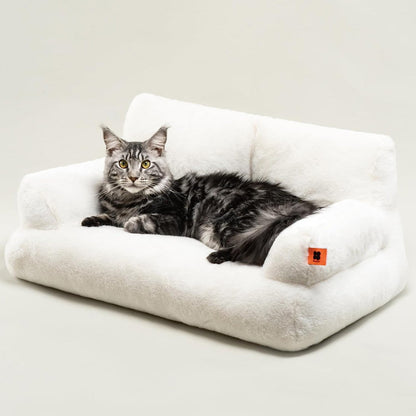 Pet Couch Bed, Sofa Washable Cat Beds for Medium Small Dogs & Cats - N10