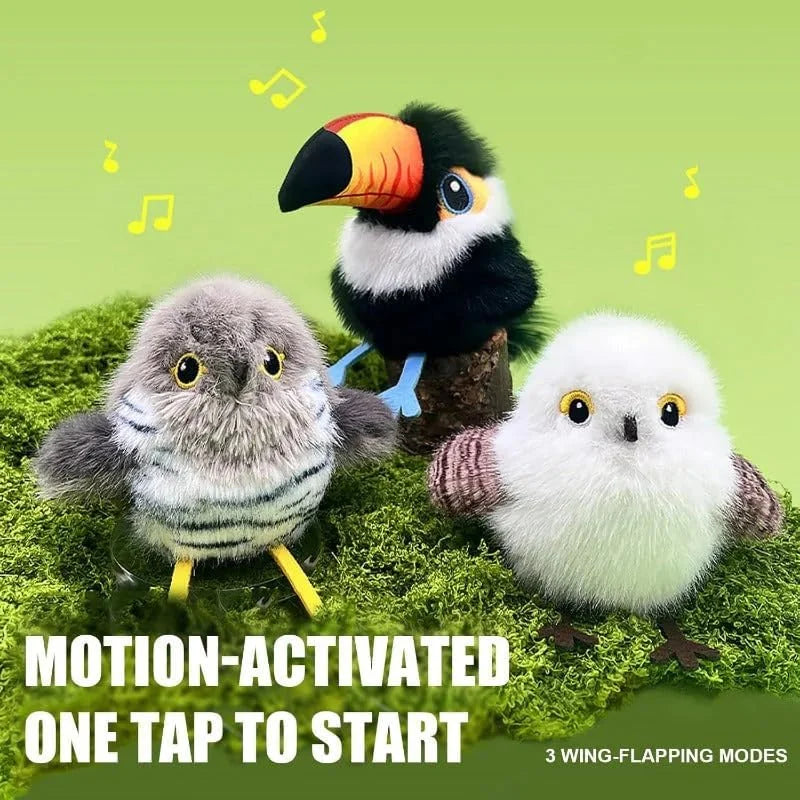 Flapping Bird Cat Toy | Realistic Flying Toy for Cats